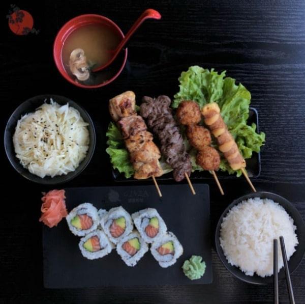 6 California saumon avocat