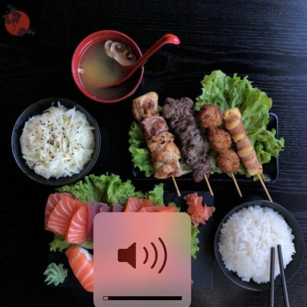 9 sashimi: 6 saumon, 3 thon, 4 sushi: 2 saumon, 2 thon
