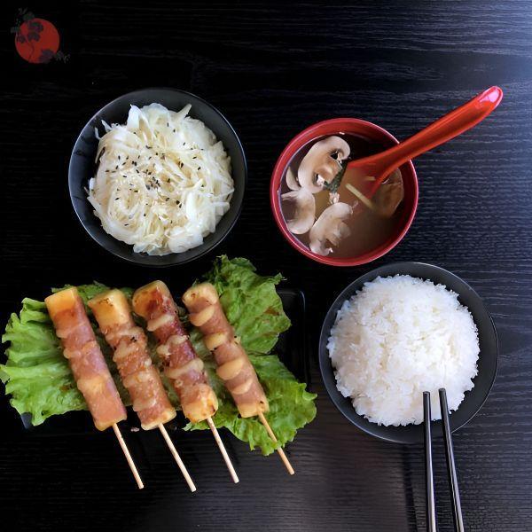 4 brochettes boeuf fromage